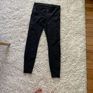Lulu lemon “leather wet look” work out pant